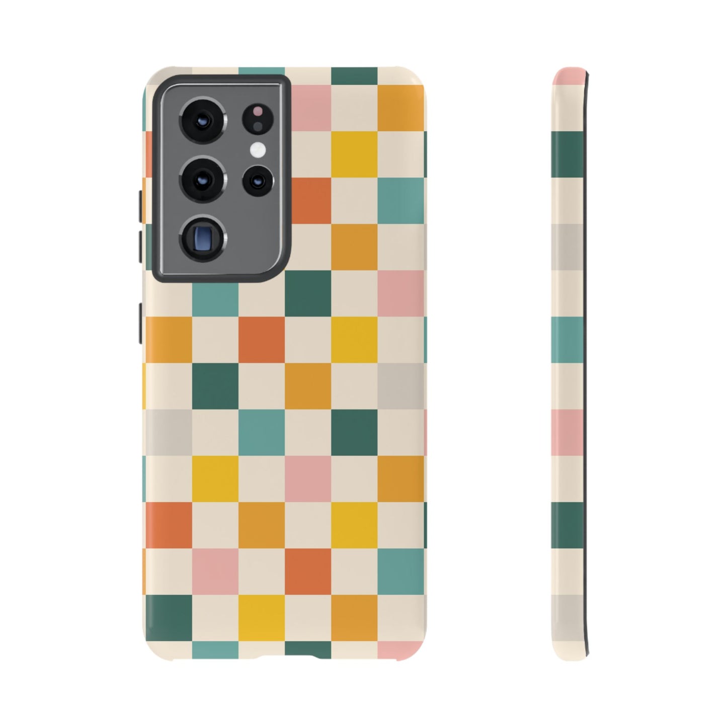 Retro 70s Gingham Samsung Galaxy Tough Case