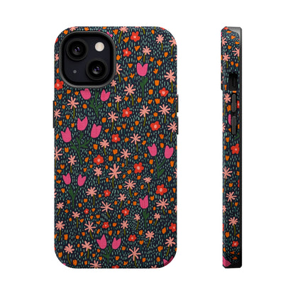 Whimsical Wildflower Meadow MagSafe® iPhone Tough Case
