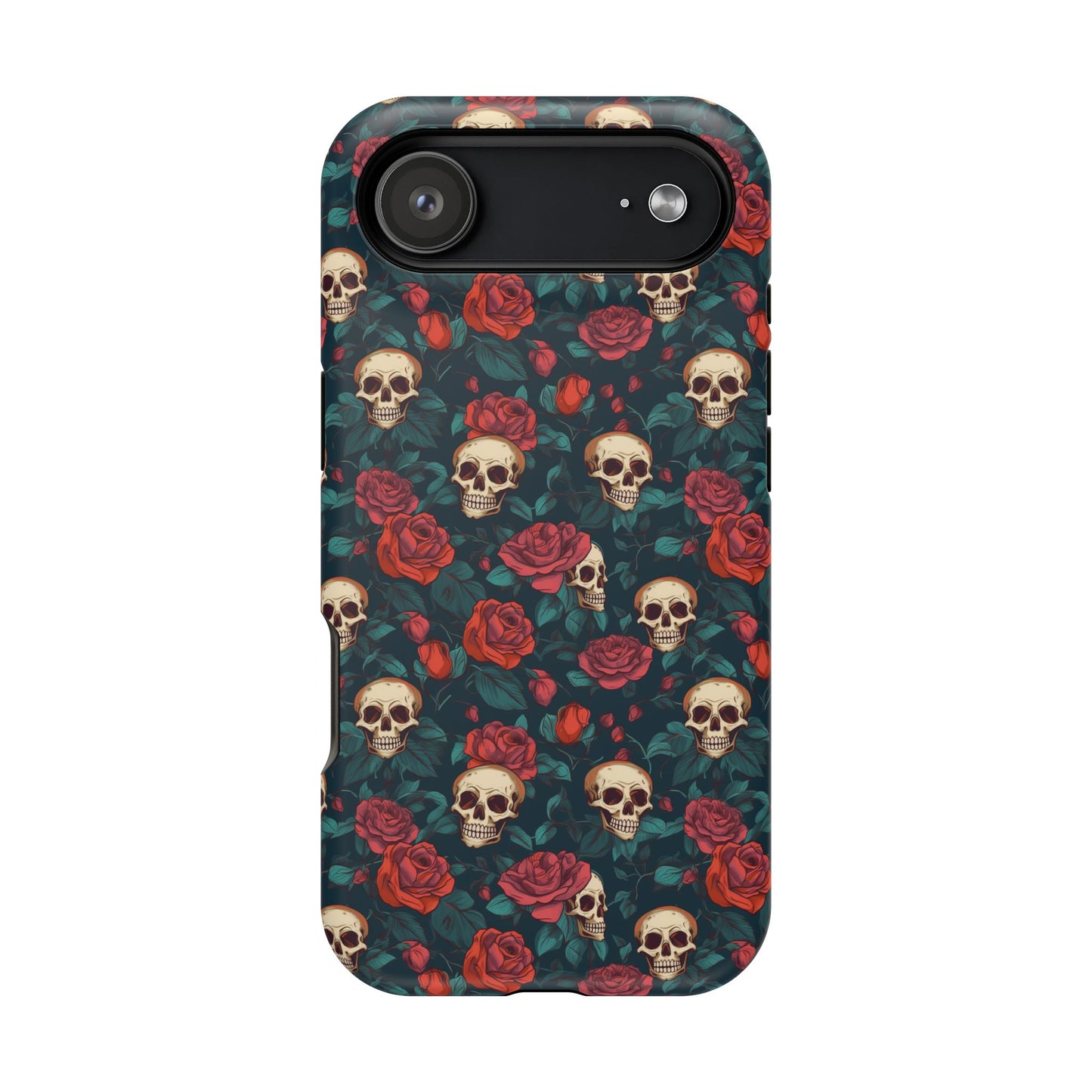 Skulls & Roses Dark Garden MagSafe® iPhone Tough Case