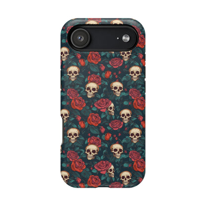 Skulls & Roses Dark Garden MagSafe® iPhone Tough Case