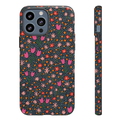 Whimsical Wildflower Meadow iPhone Tough Case