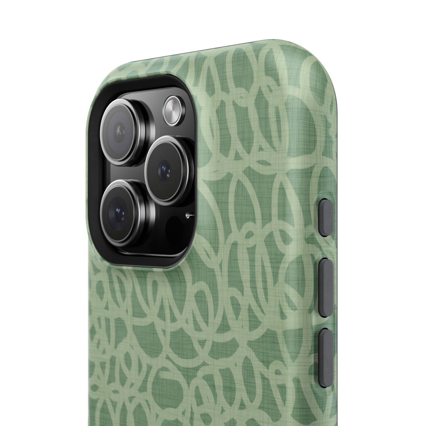 Sage Green Scribble Loops MagSafe® iPhone Tough Case