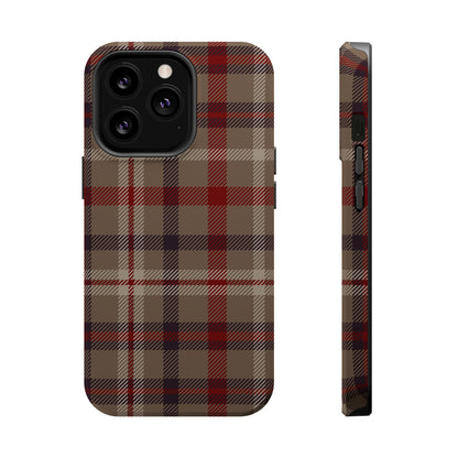 Vintage Highland Plaid MagSafe® iPhone Tough Case