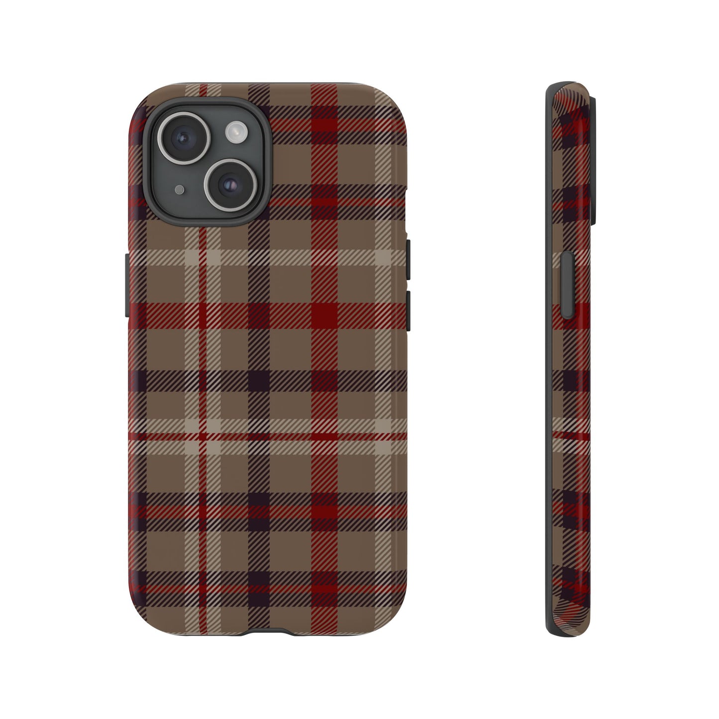 Vintage Highland Plaid iPhone Tough Case