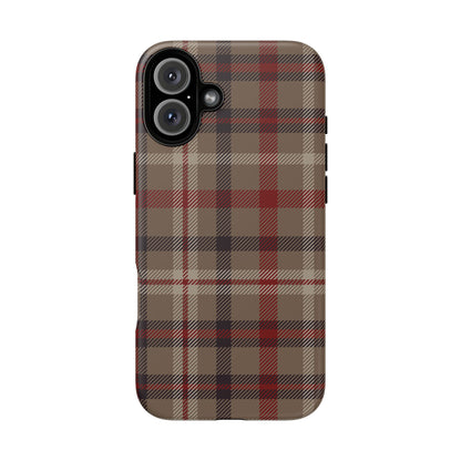 Vintage Highland Plaid iPhone Tough Case