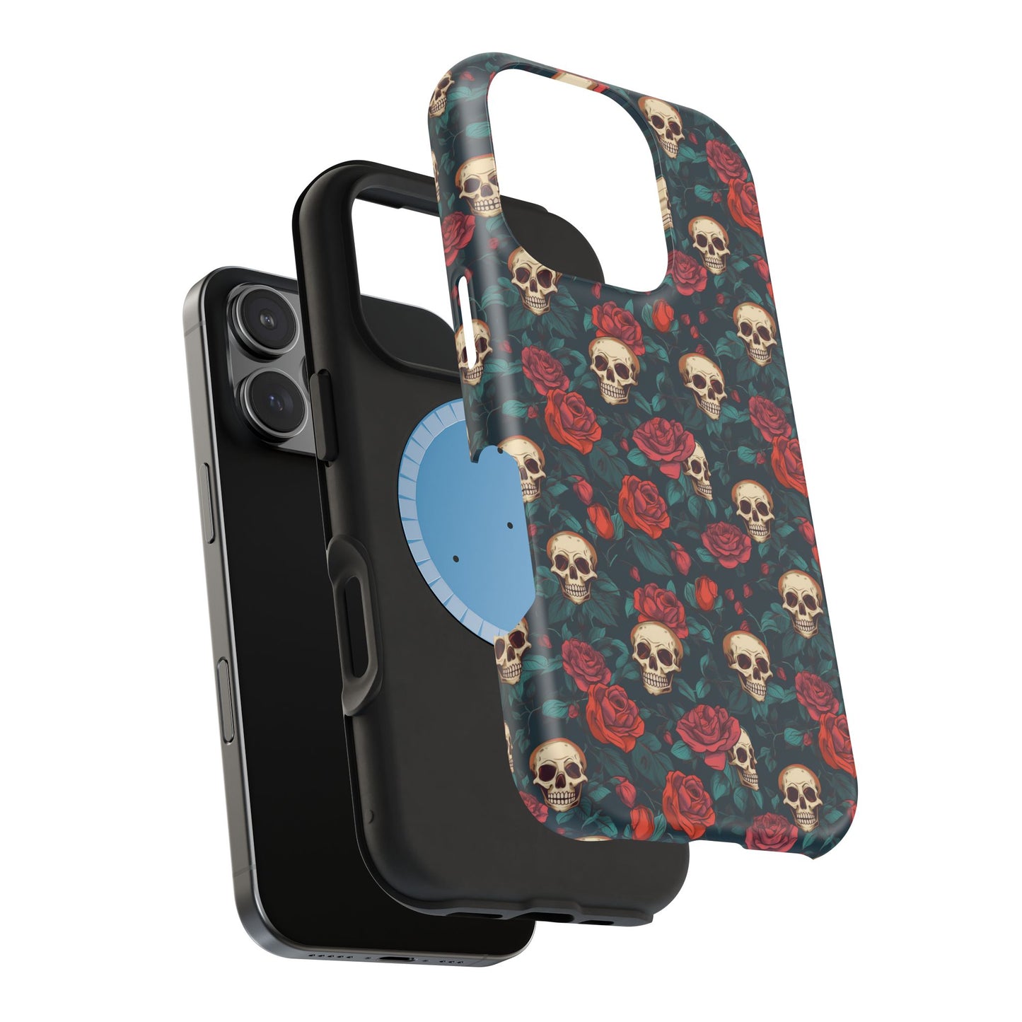 Skulls & Roses Dark Garden MagSafe® iPhone Tough Case