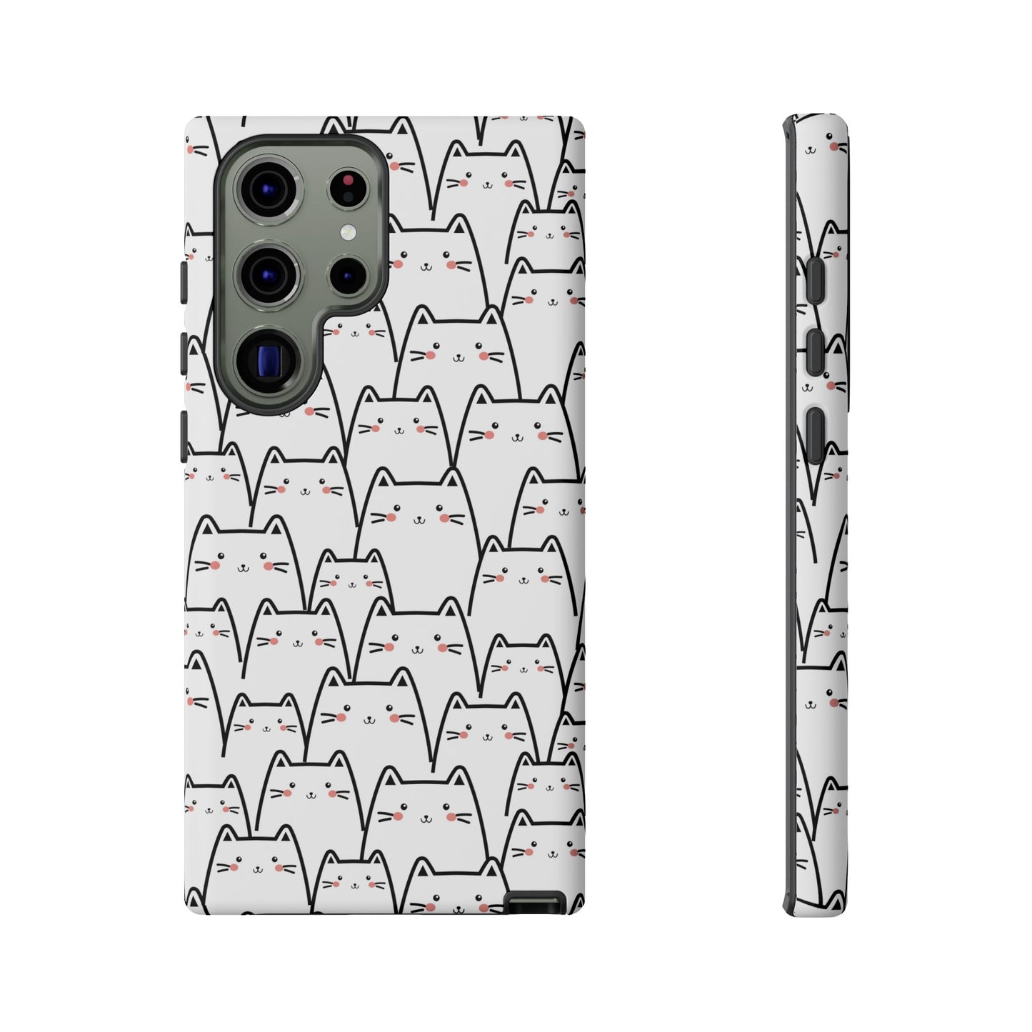Kawaii Cat Crowd Samsung Galaxy Tough Case
