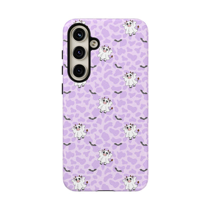 Purple Moo Ghosts & Bats Samsung Galaxy Tough Case