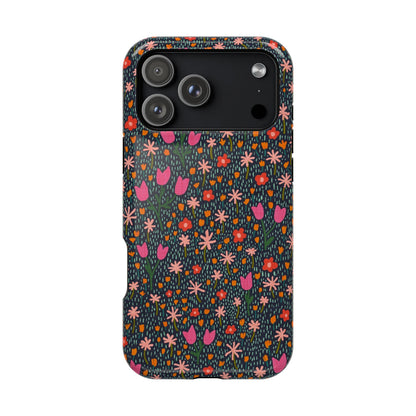 Whimsical Wildflower Meadow MagSafe® iPhone Tough Case