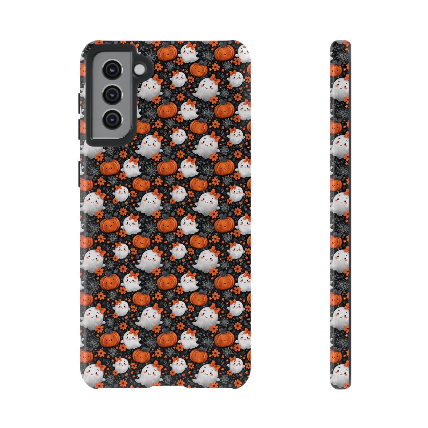 Cute Kawaii Lady Ghosts & Pumpkins Samsung Galaxy Tough Case