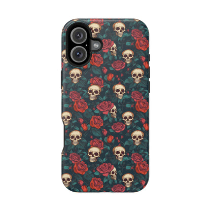 Skulls & Roses Dark Garden MagSafe® iPhone Tough Case