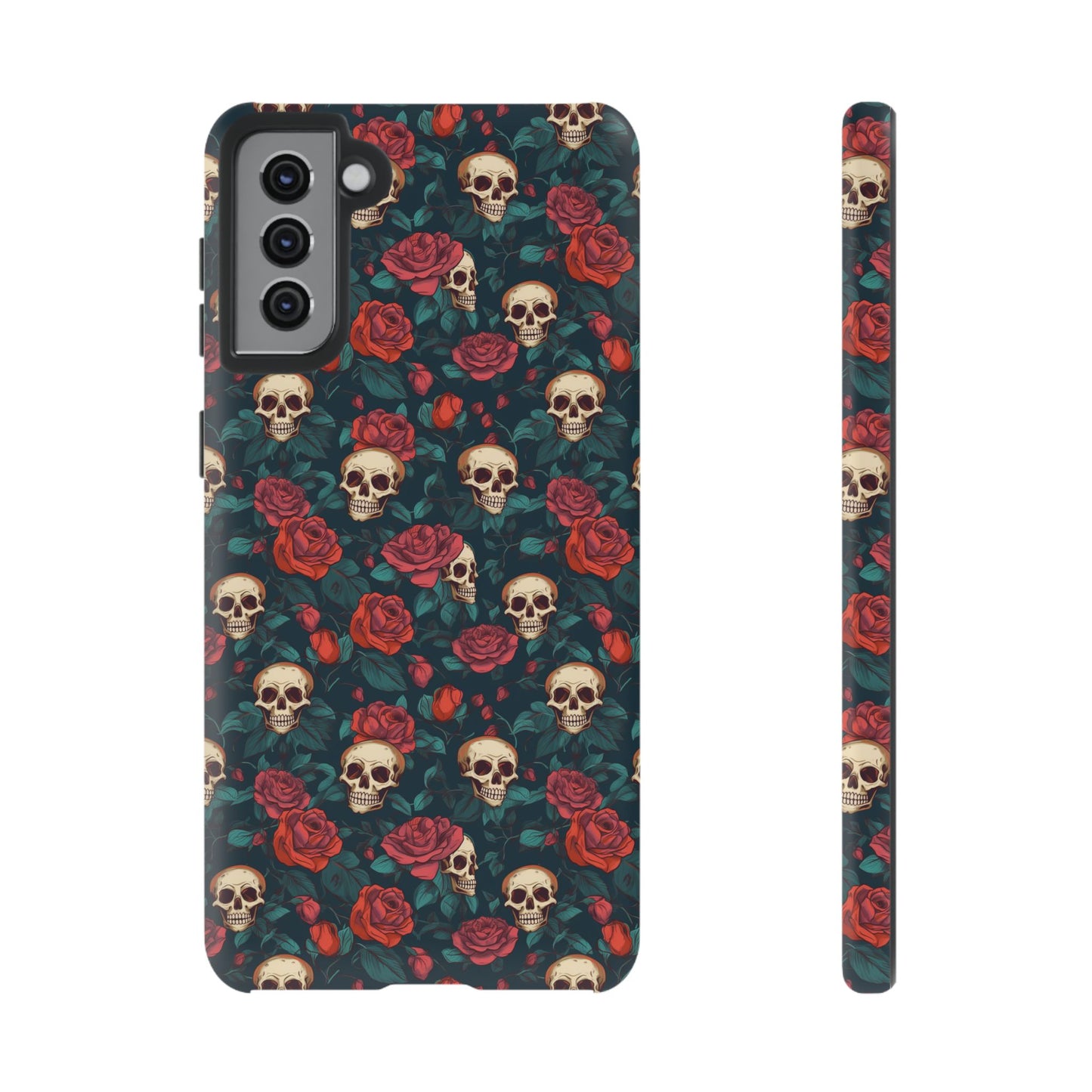 Skulls & Roses Dark Garden Samsung Galaxy Tough Case