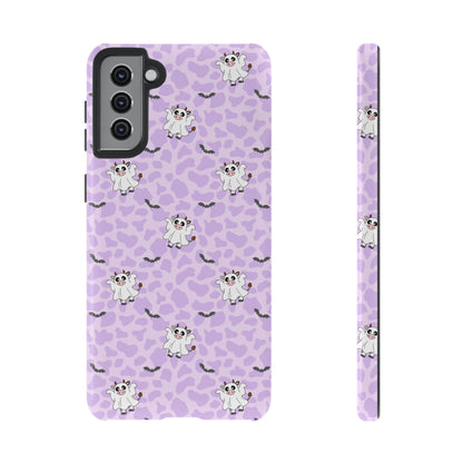 Purple Moo Ghosts & Bats Samsung Galaxy Tough Case