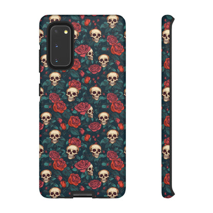 Skulls & Roses Dark Garden Samsung Galaxy Tough Case