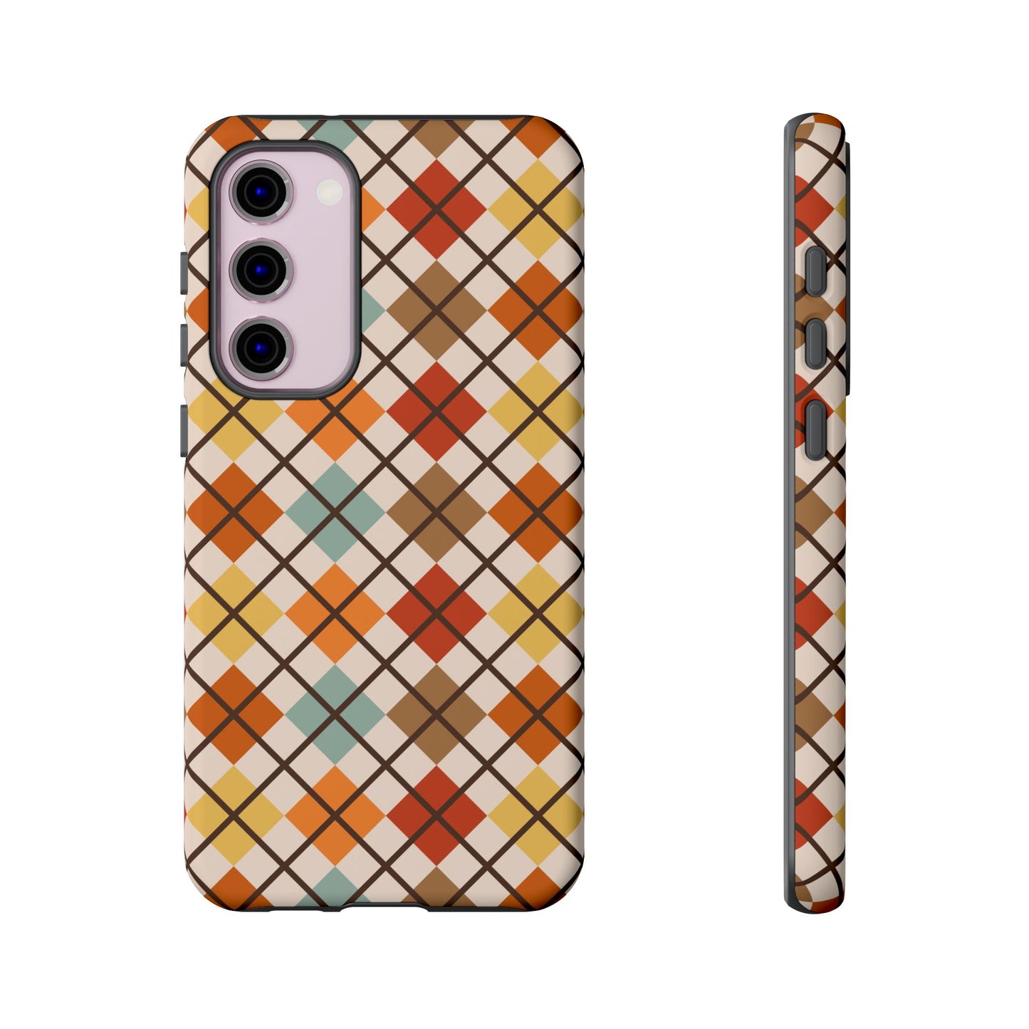 Autumn Argyle Samsung Galaxy Tough Case