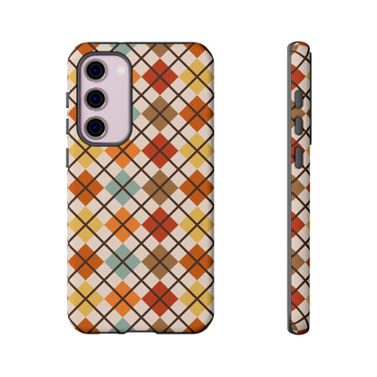 Autumn Argyle Samsung Galaxy Tough Case