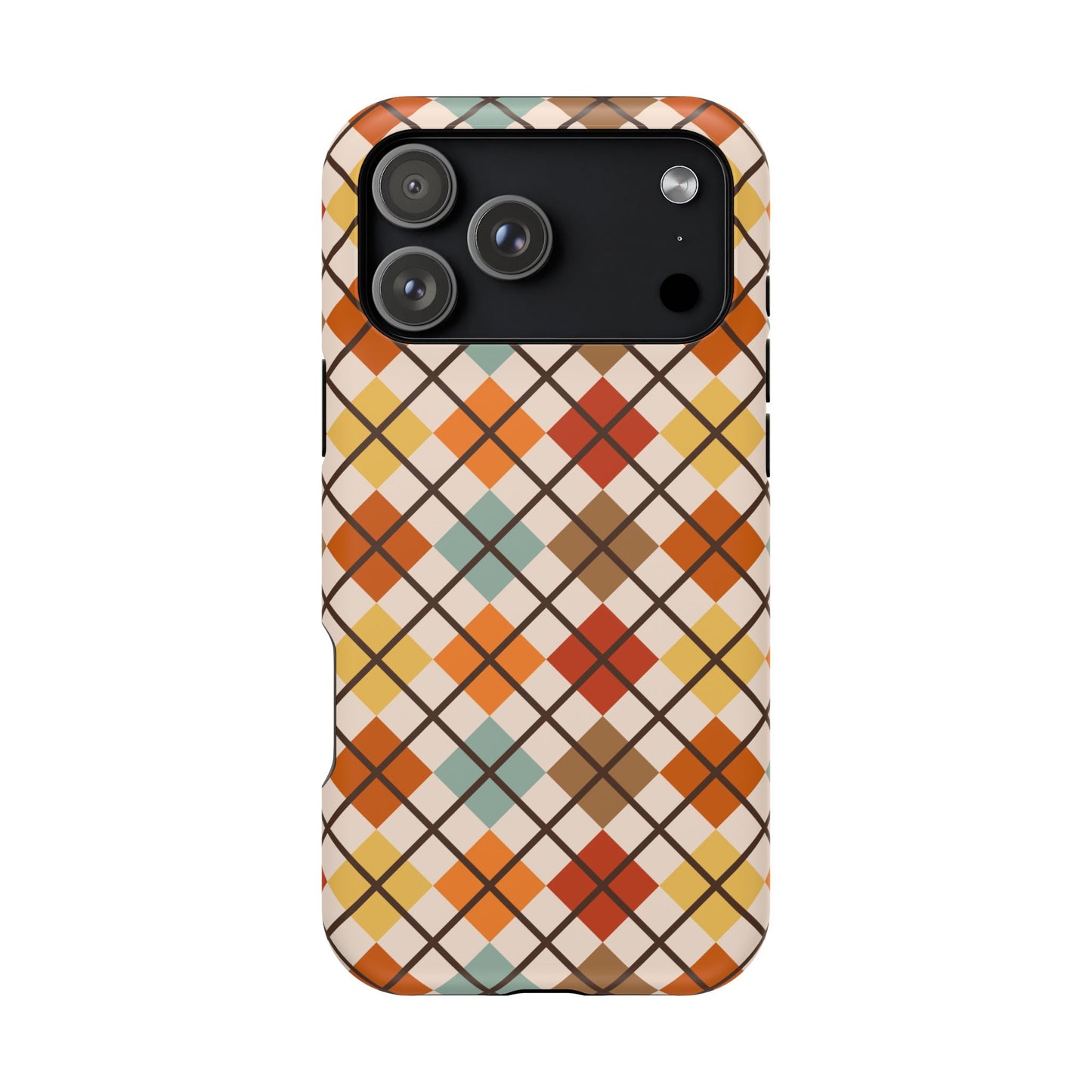 Autumn Argyle MagSafe® iPhone Tough Case