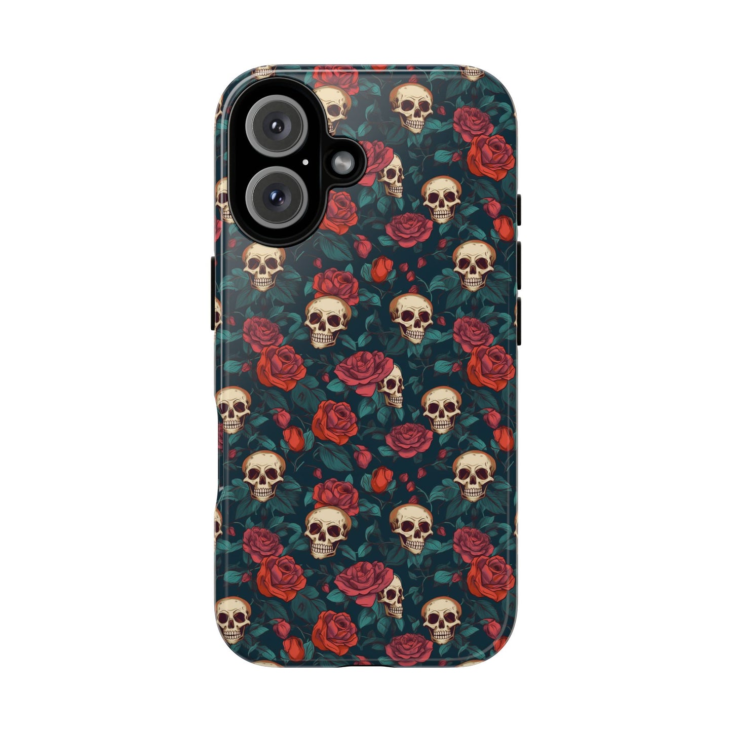 Skulls & Roses Dark Garden iPhone Tough Case
