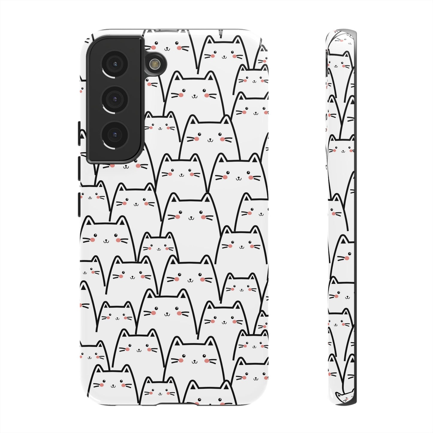 Kawaii Cat Crowd Samsung Galaxy Tough Case