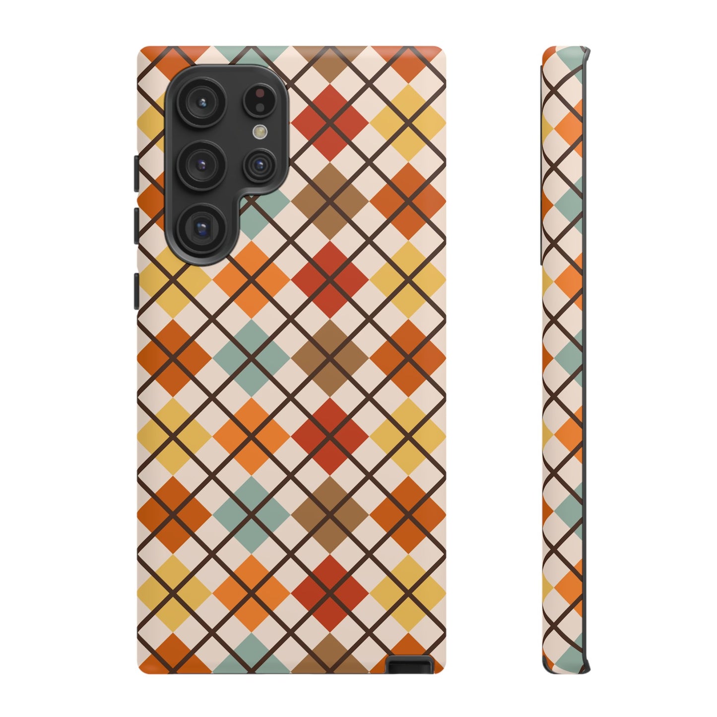 Autumn Argyle Samsung Galaxy Tough Case