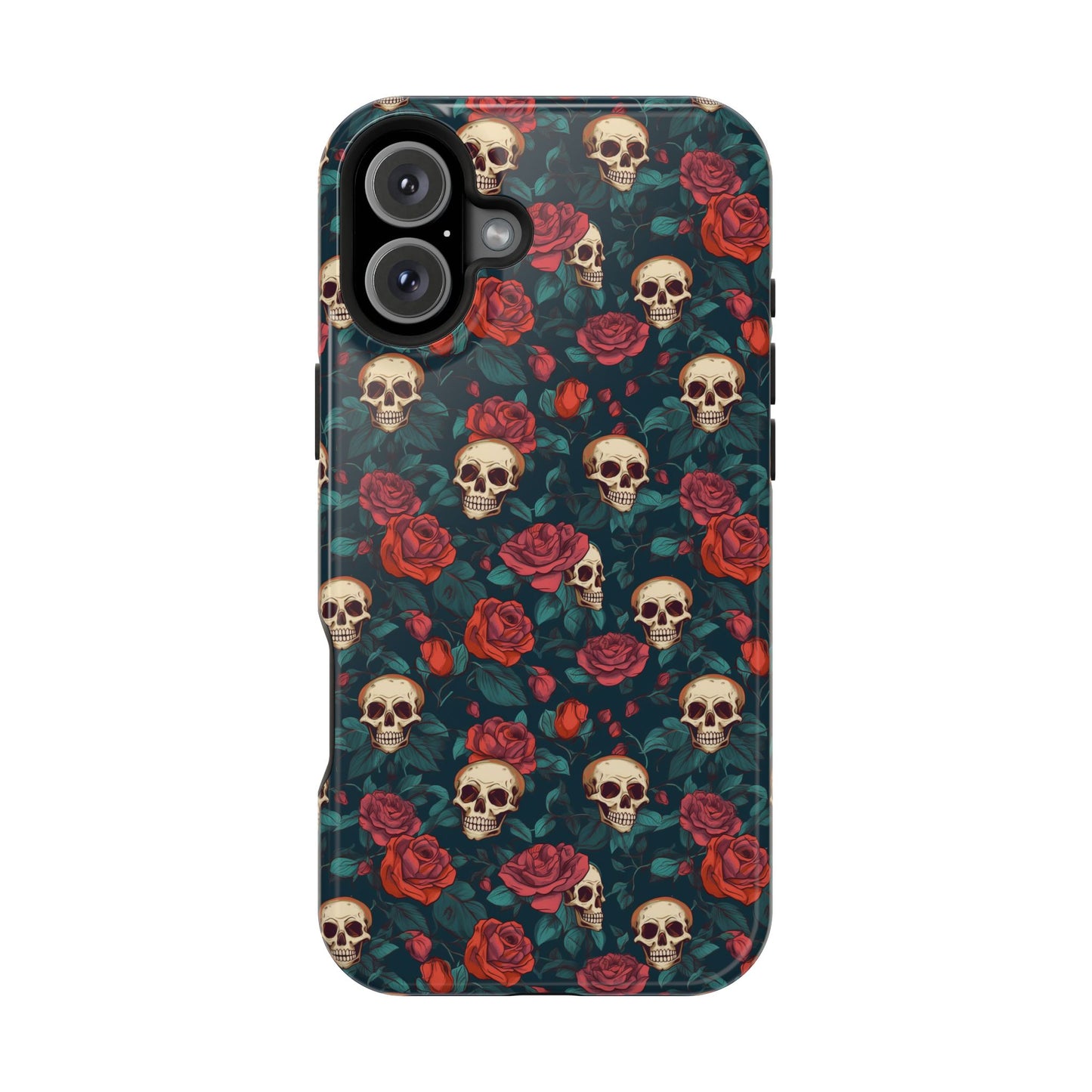 Skulls & Roses Dark Garden MagSafe® iPhone Tough Case