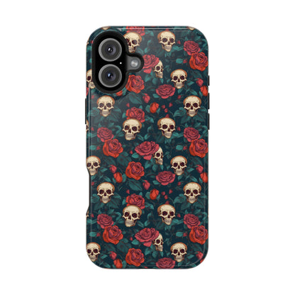 Skulls & Roses Dark Garden MagSafe® iPhone Tough Case