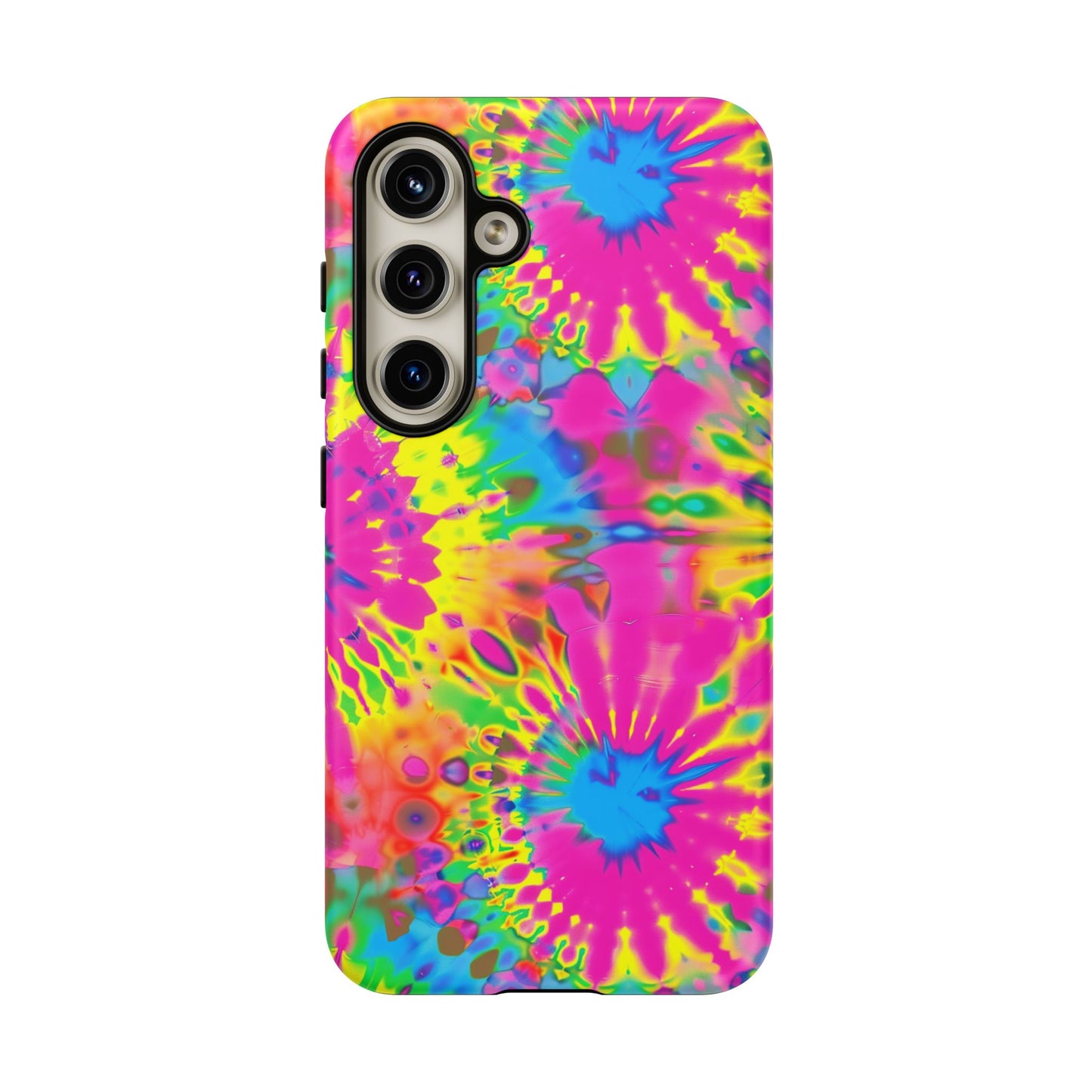 Neon Tie-Dye Burst Samsung Galaxy Tough Case
