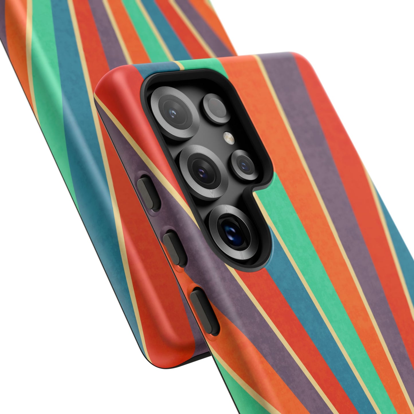 Retro Rainbow Sunburst Samsung Galaxy Tough Case
