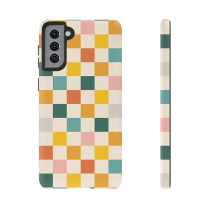 Retro 70s Gingham Samsung Galaxy Tough Case