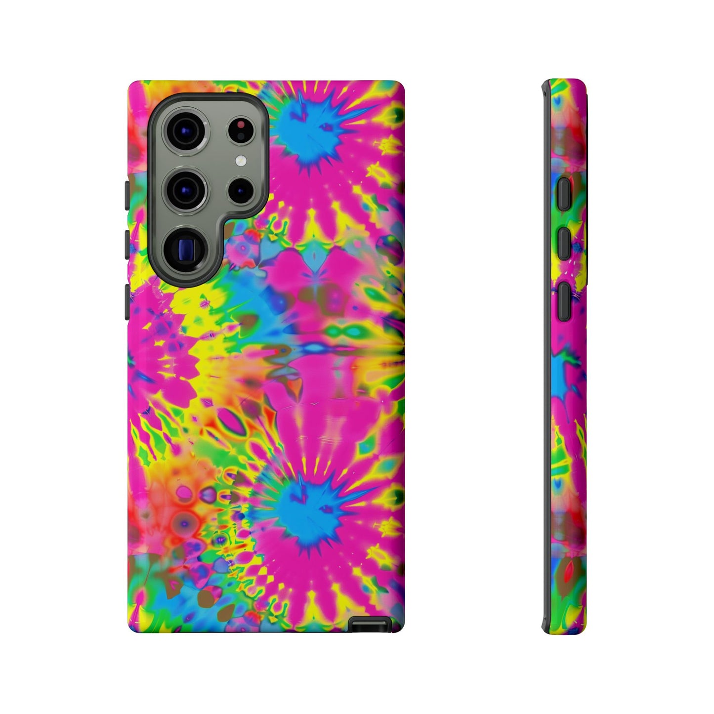 Neon Tie-Dye Burst Samsung Galaxy Tough Case