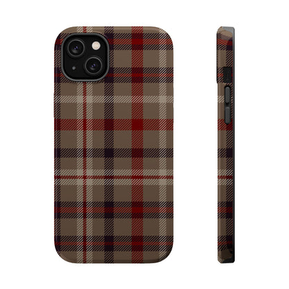 Vintage Highland Plaid MagSafe® iPhone Tough Case