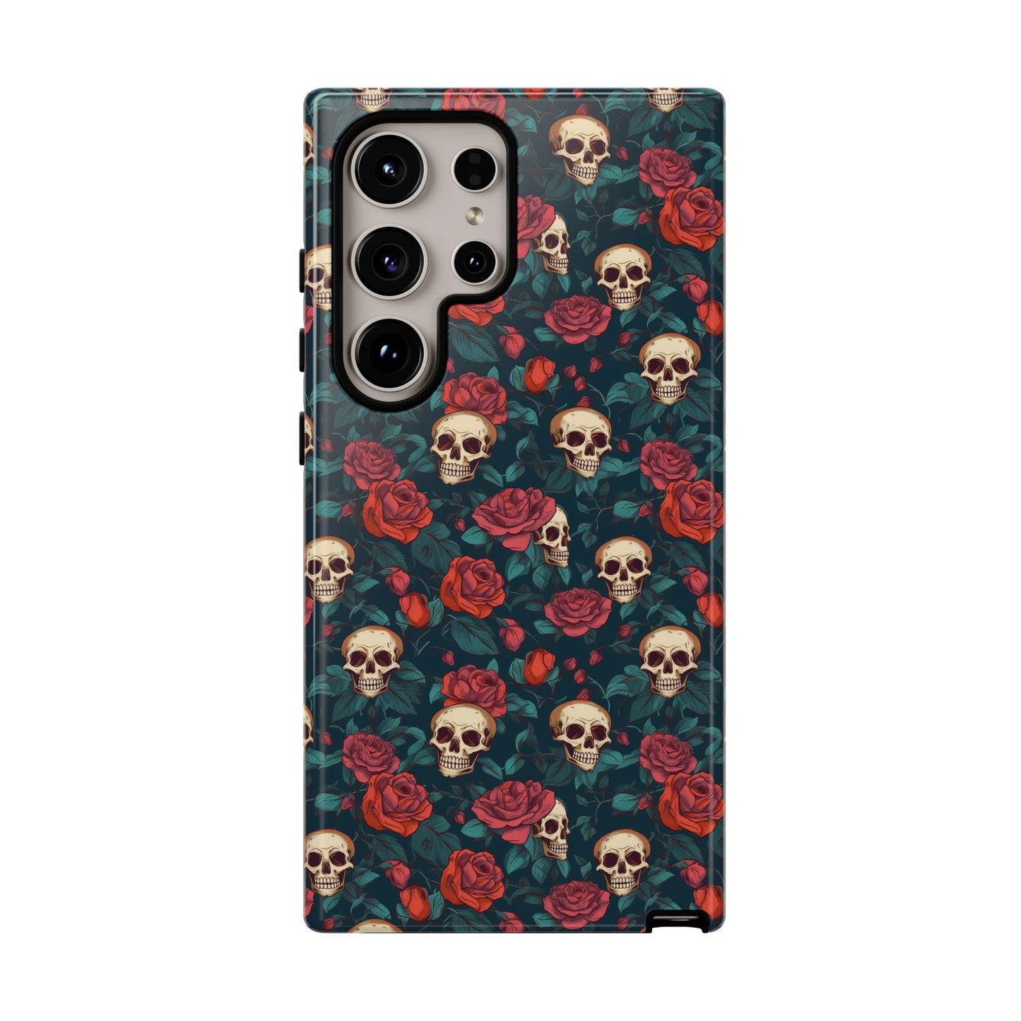 Skulls & Roses Dark Garden Samsung Galaxy Tough Case