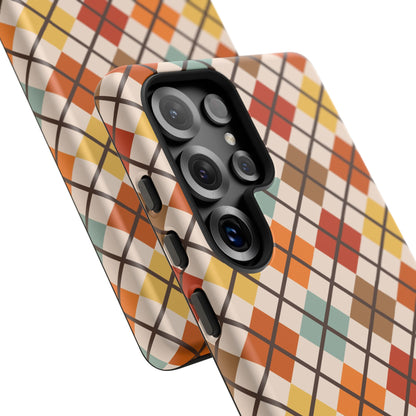 Autumn Argyle Samsung Galaxy Tough Case