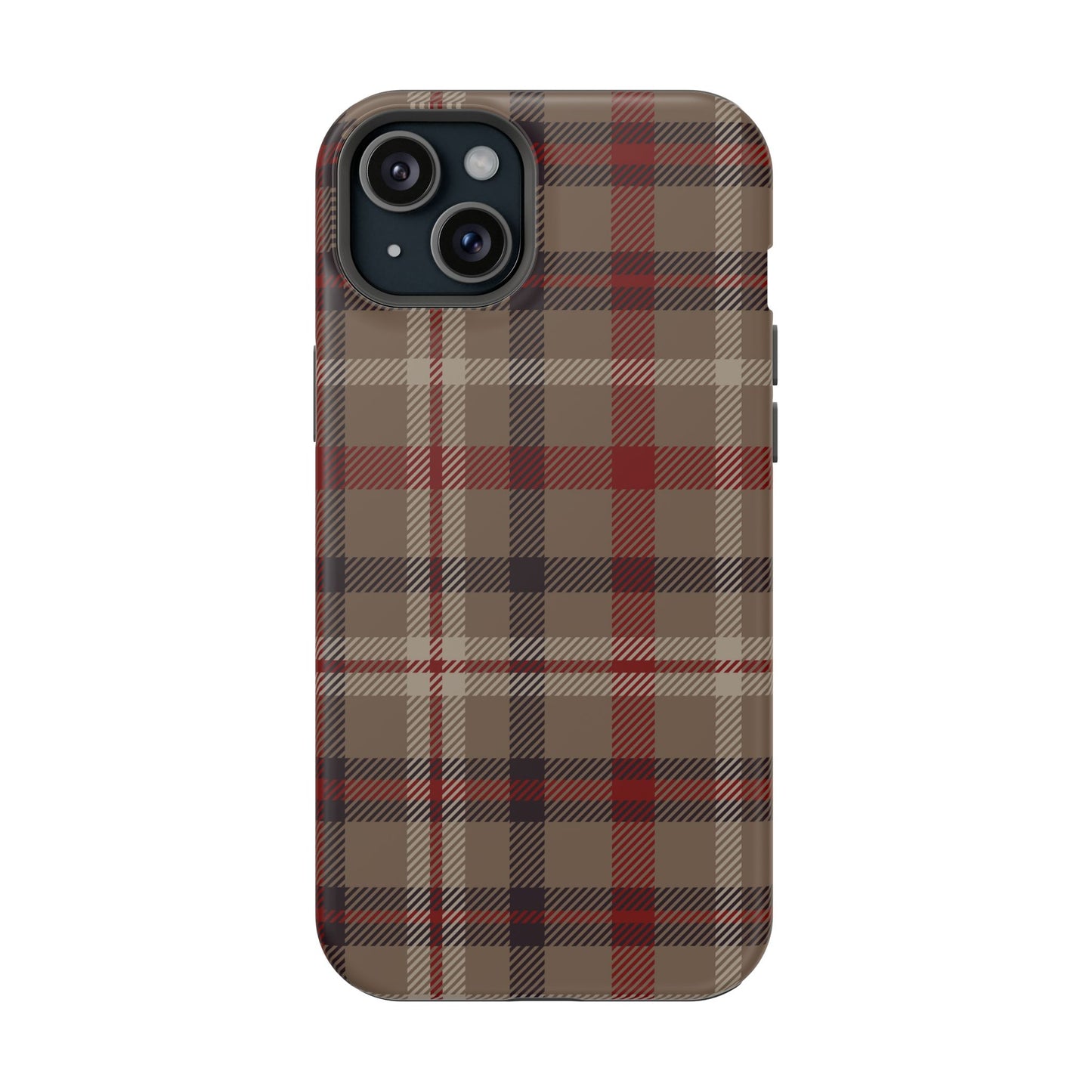 Vintage Highland Plaid MagSafe® iPhone Tough Case