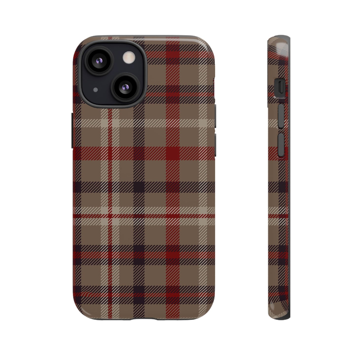 Vintage Highland Plaid iPhone Tough Case