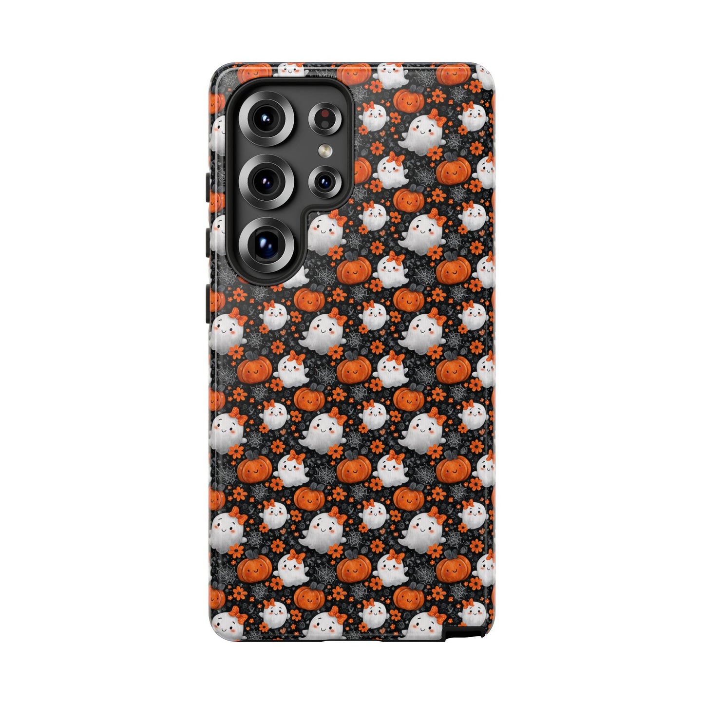 Cute Kawaii Lady Ghosts & Pumpkins Samsung Galaxy Tough Case