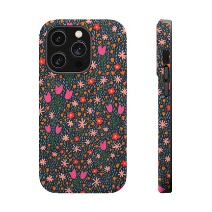 Whimsical Wildflower Meadow MagSafe® iPhone Tough Case