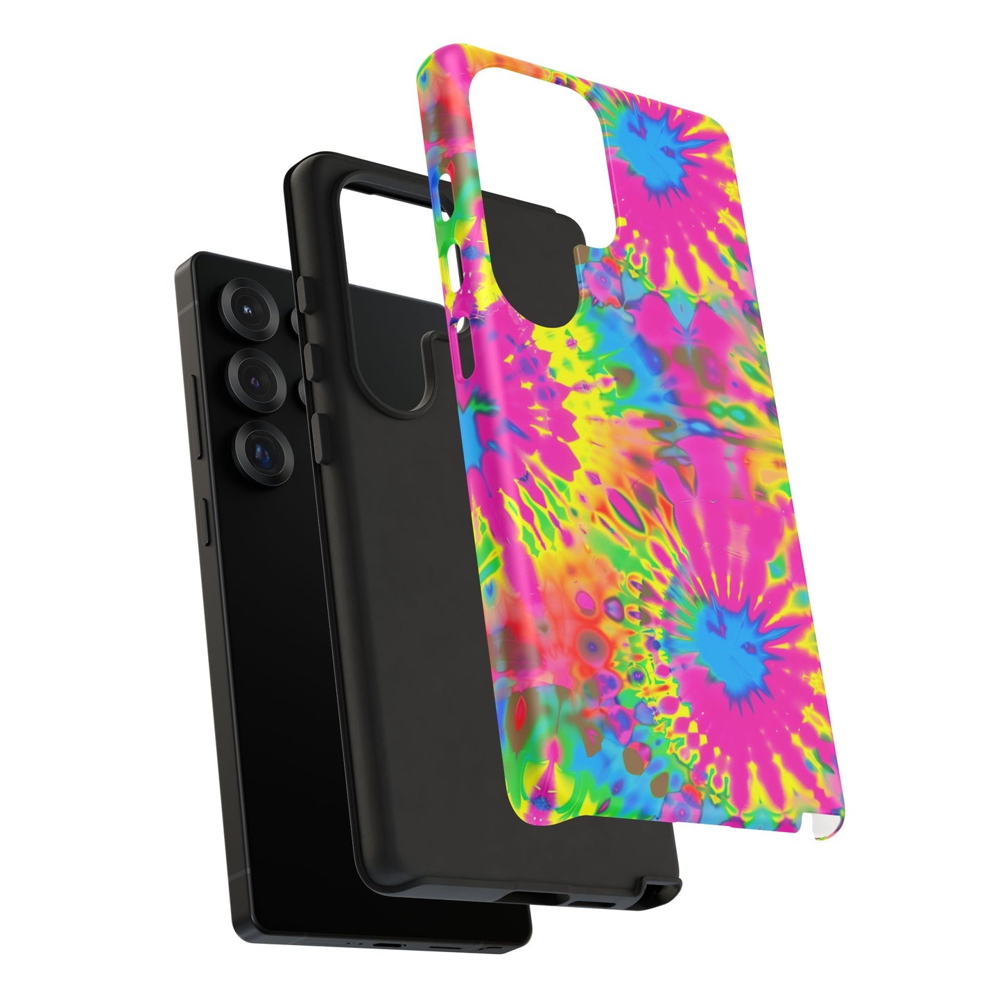 Neon Tie-Dye Burst Samsung Galaxy Tough Case