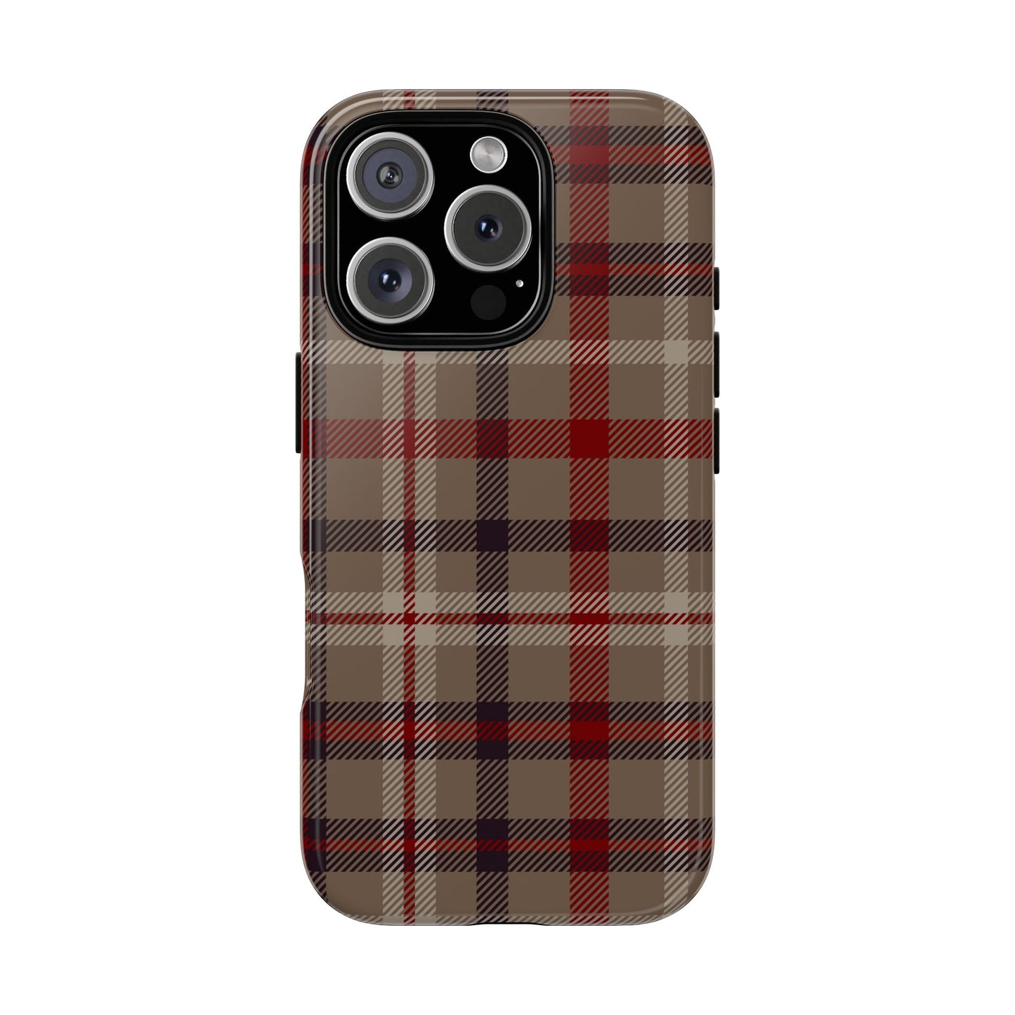 Vintage Highland Plaid iPhone Tough Case
