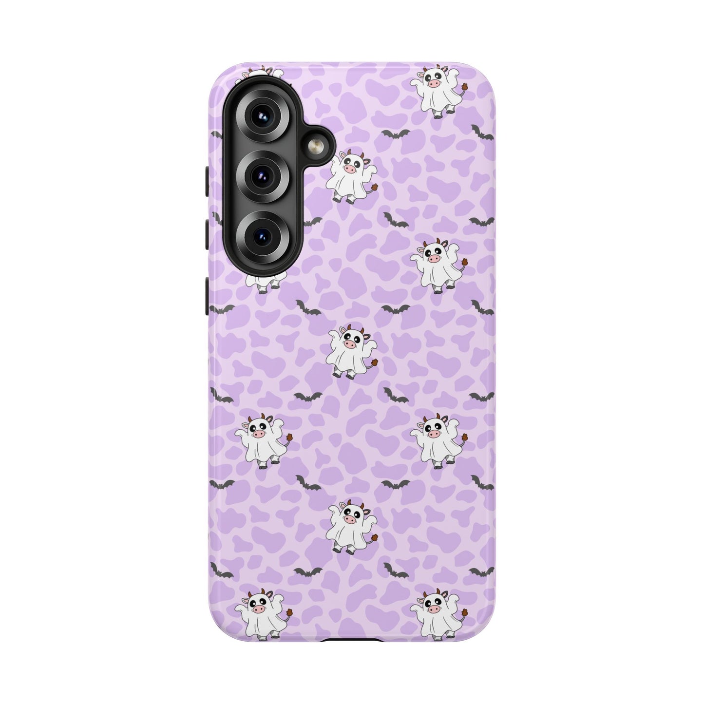 Purple Moo Ghosts & Bats Samsung Galaxy Tough Case