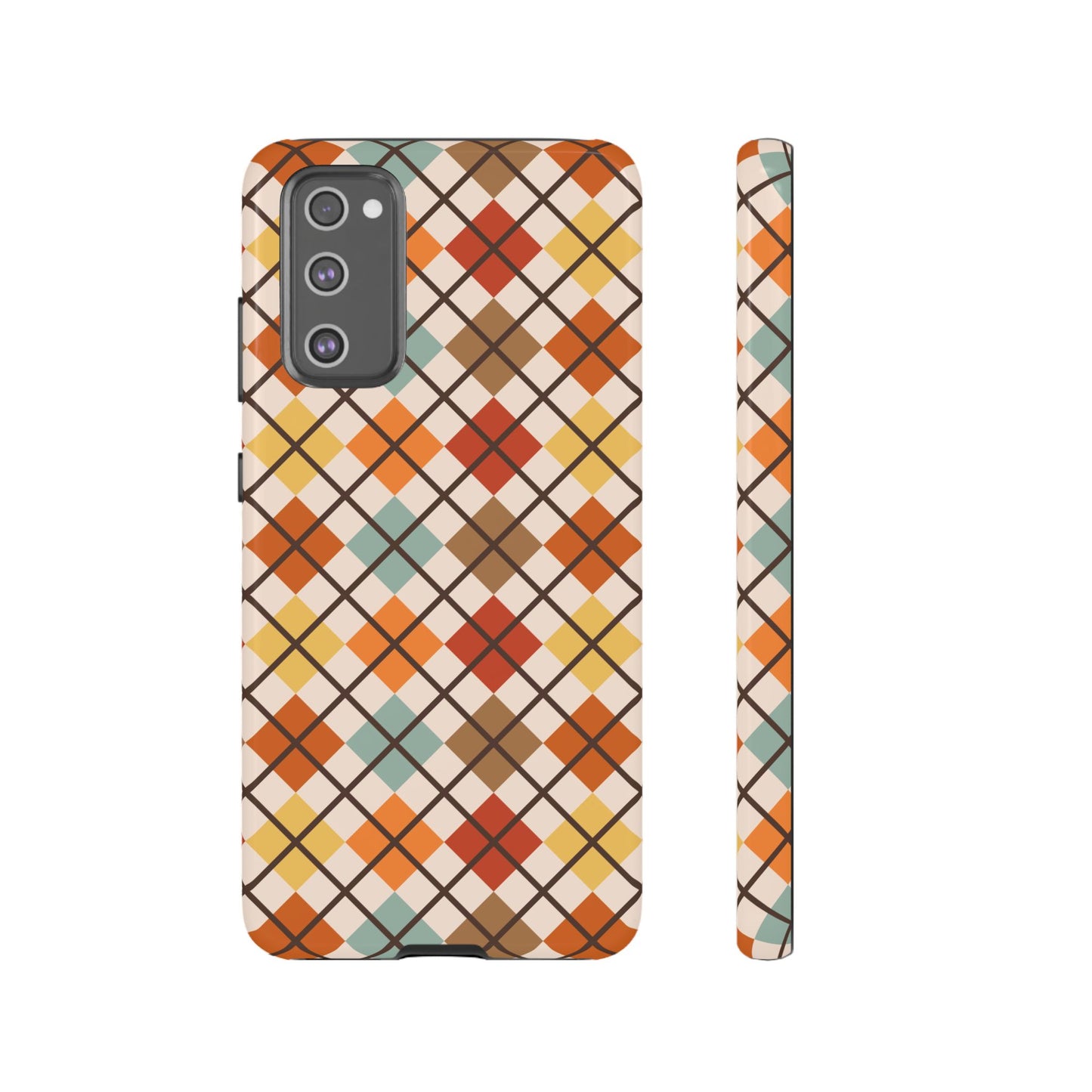 Autumn Argyle Samsung Galaxy Tough Case