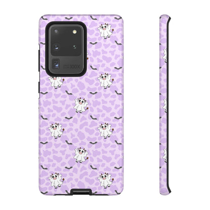 Purple Moo Ghosts & Bats Samsung Galaxy Tough Case
