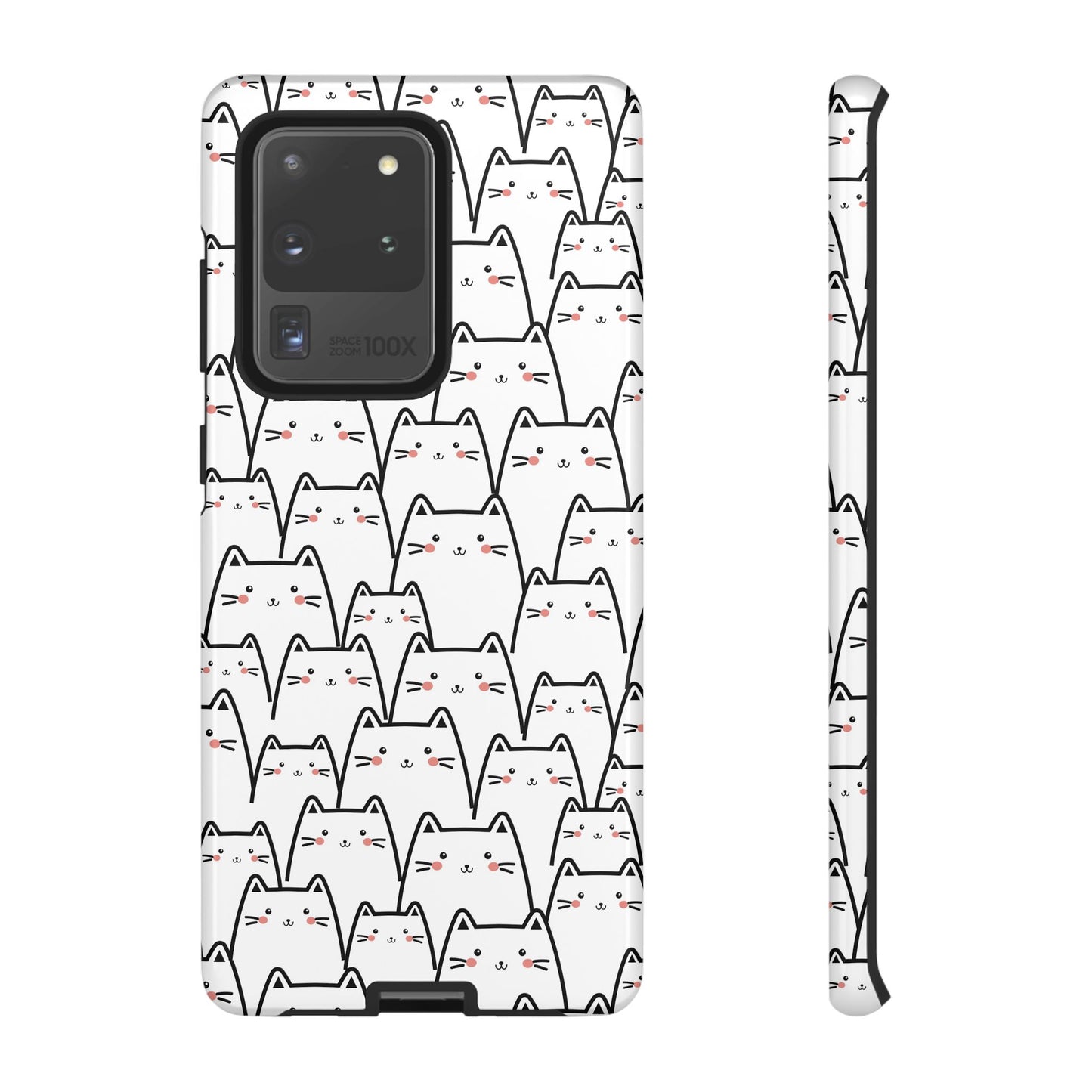 Kawaii Cat Crowd Samsung Galaxy Tough Case
