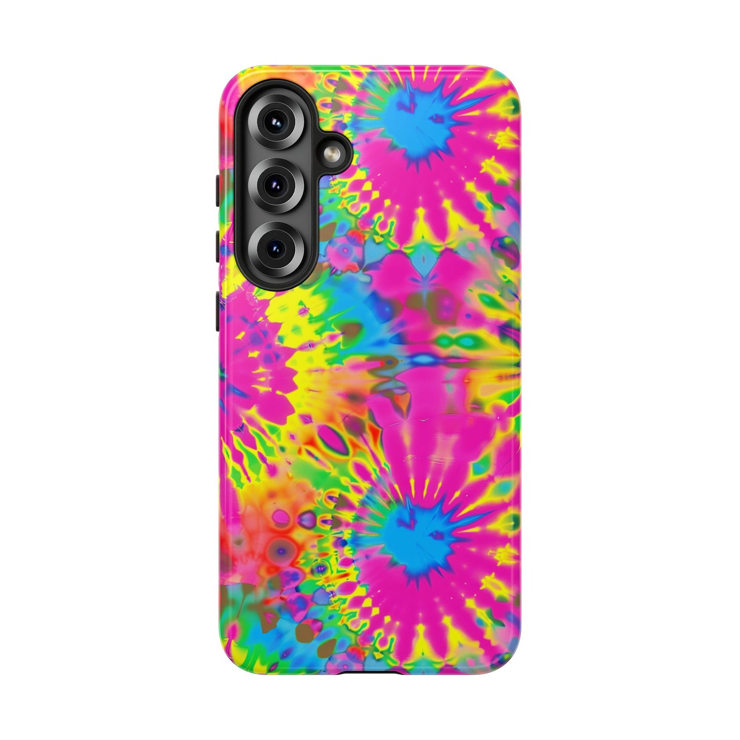 Neon Tie-Dye Burst Samsung Galaxy Tough Case