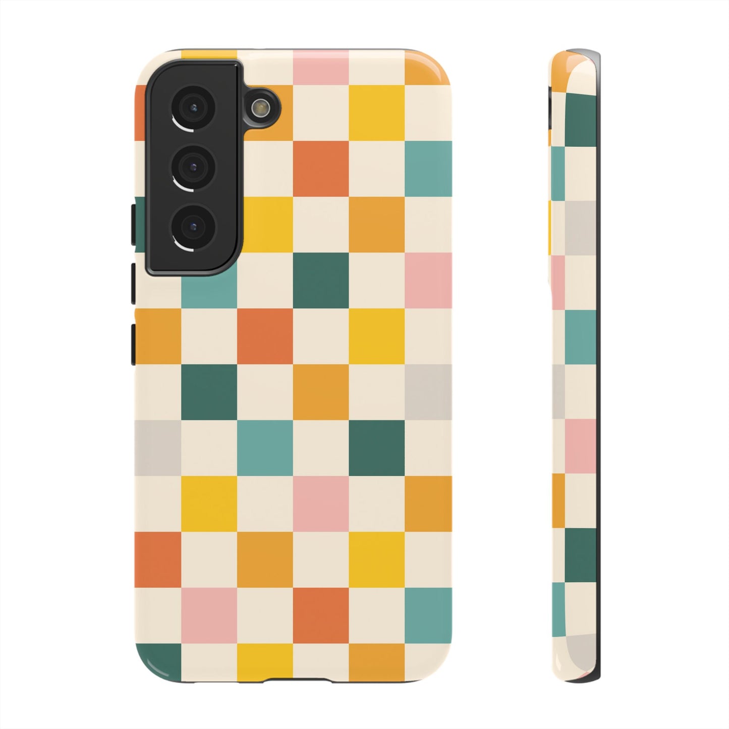 Retro 70s Gingham Samsung Galaxy Tough Case