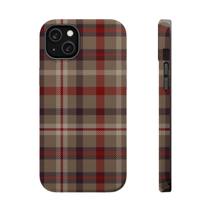 Vintage Highland Plaid MagSafe® iPhone Tough Case