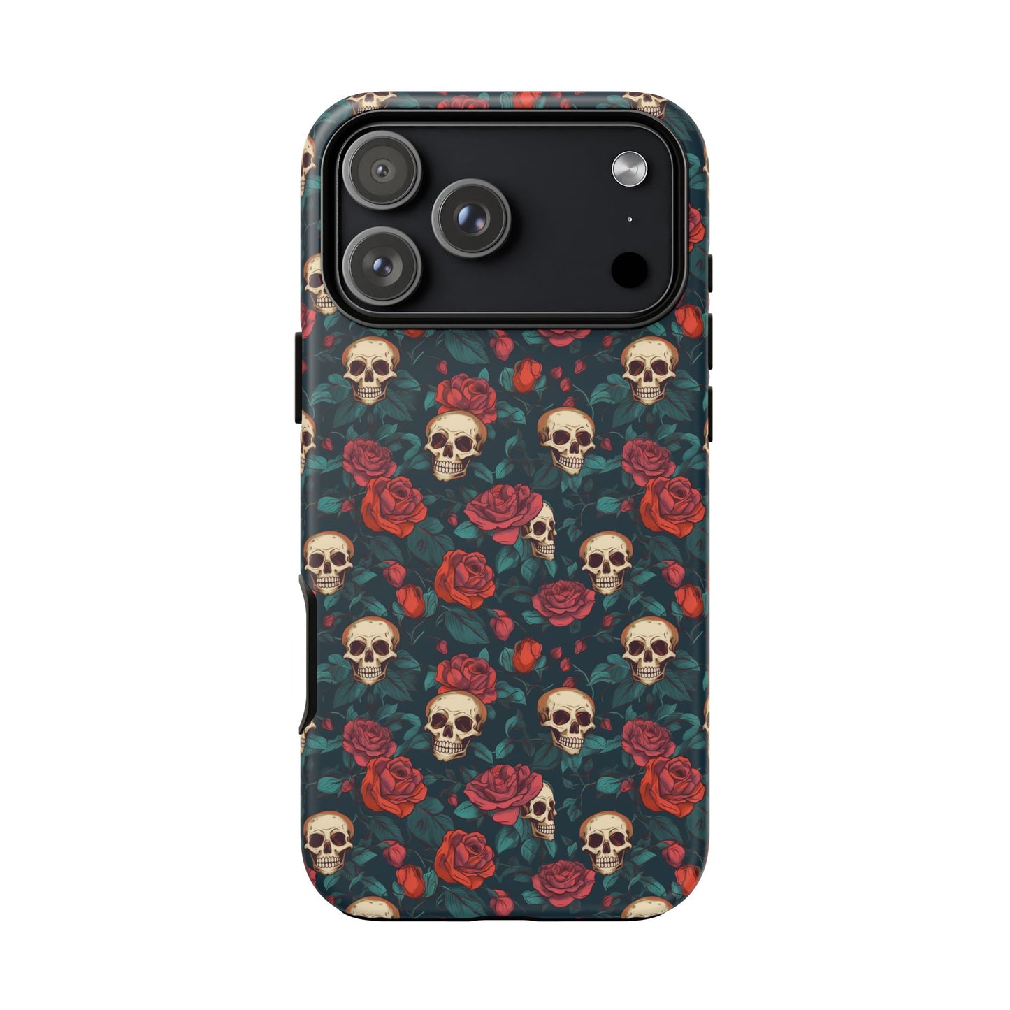 Skulls & Roses Dark Garden iPhone Tough Case