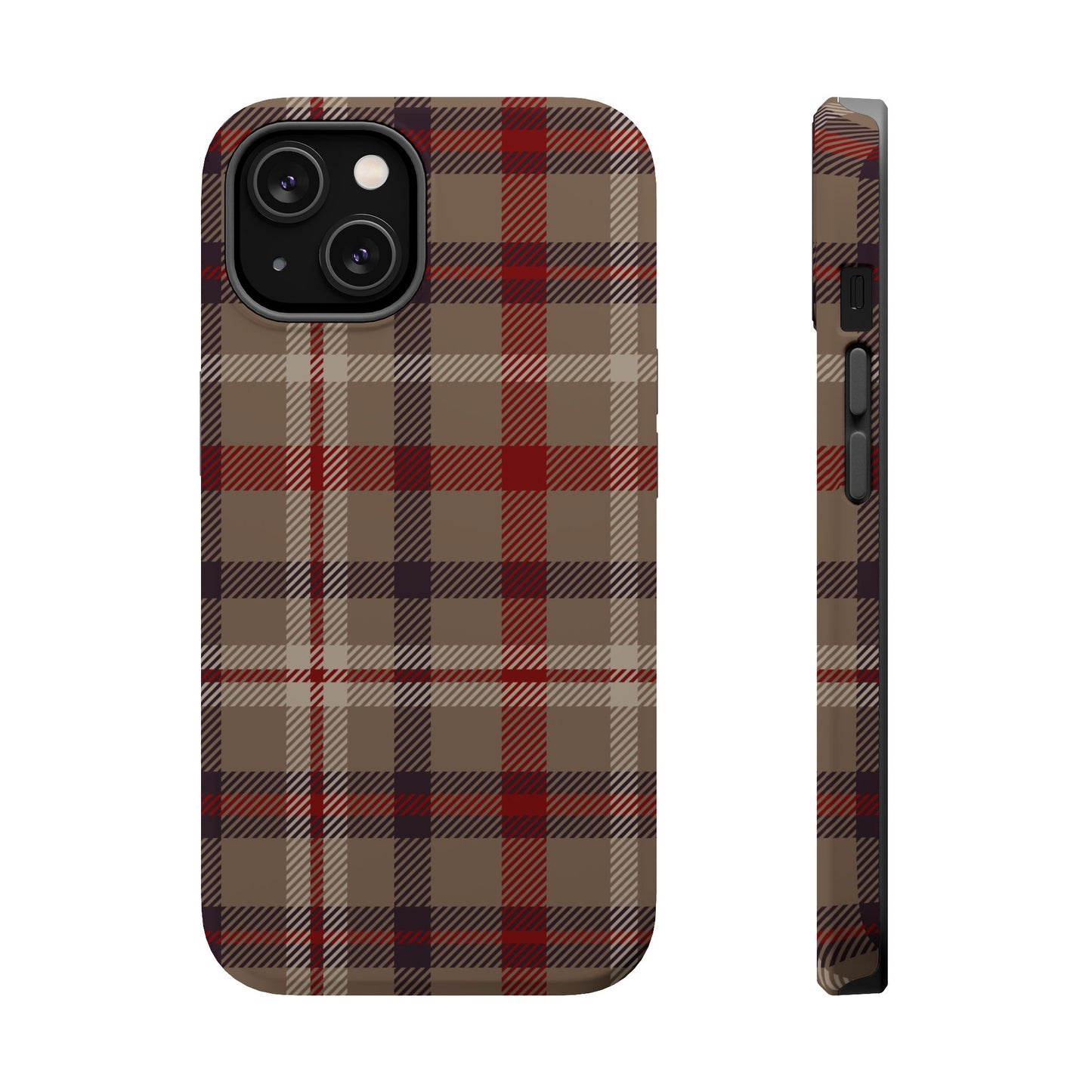 Vintage Highland Plaid MagSafe® iPhone Tough Case