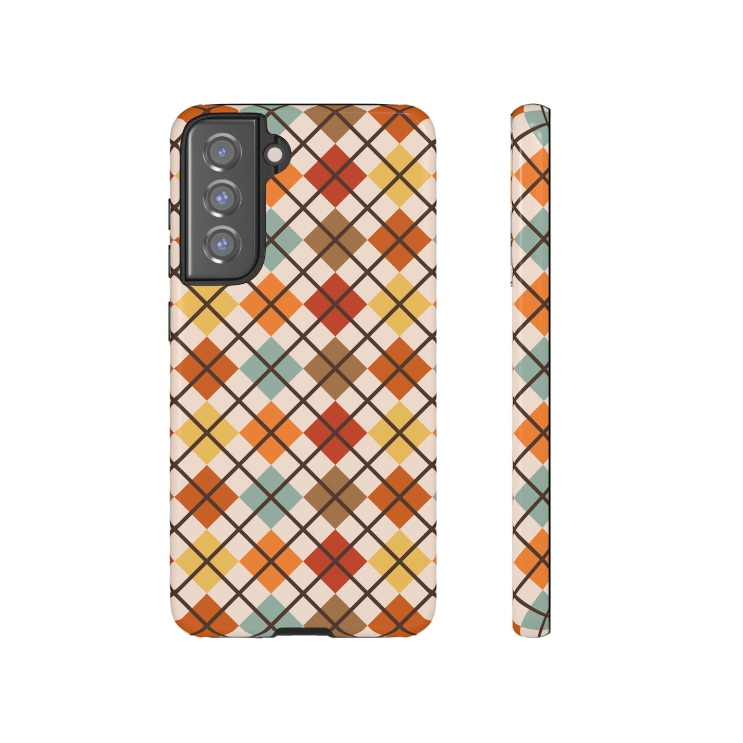 Autumn Argyle Samsung Galaxy Tough Case
