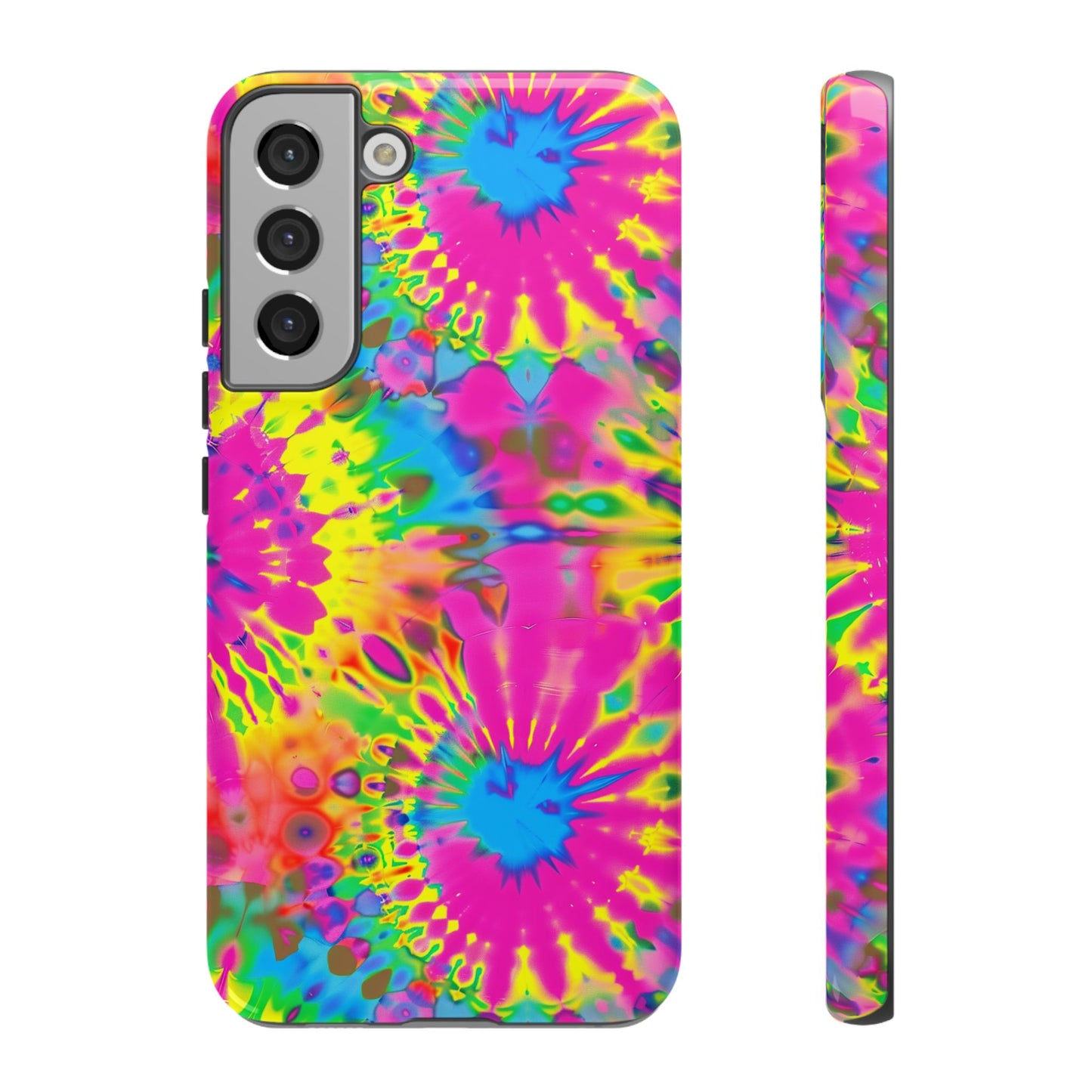 Neon Tie-Dye Burst Samsung Galaxy Tough Case